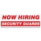 Signmission Now Hiring Security Guards Banner Apply Inside Accepting Application Single Sided B-72-30305 - alternate 1